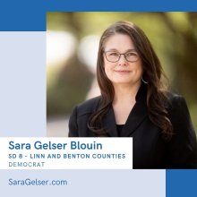 Sara Gelser Blouin, SD 8 - Linn and Benton Counties - Democrat - SaraGelser.com